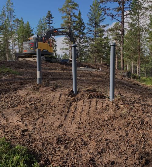 Enskilt avlopp installerat av Bergtjänst i Särna AB